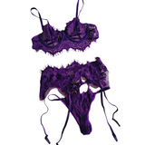 Conjunto liguero Estefania Violeta